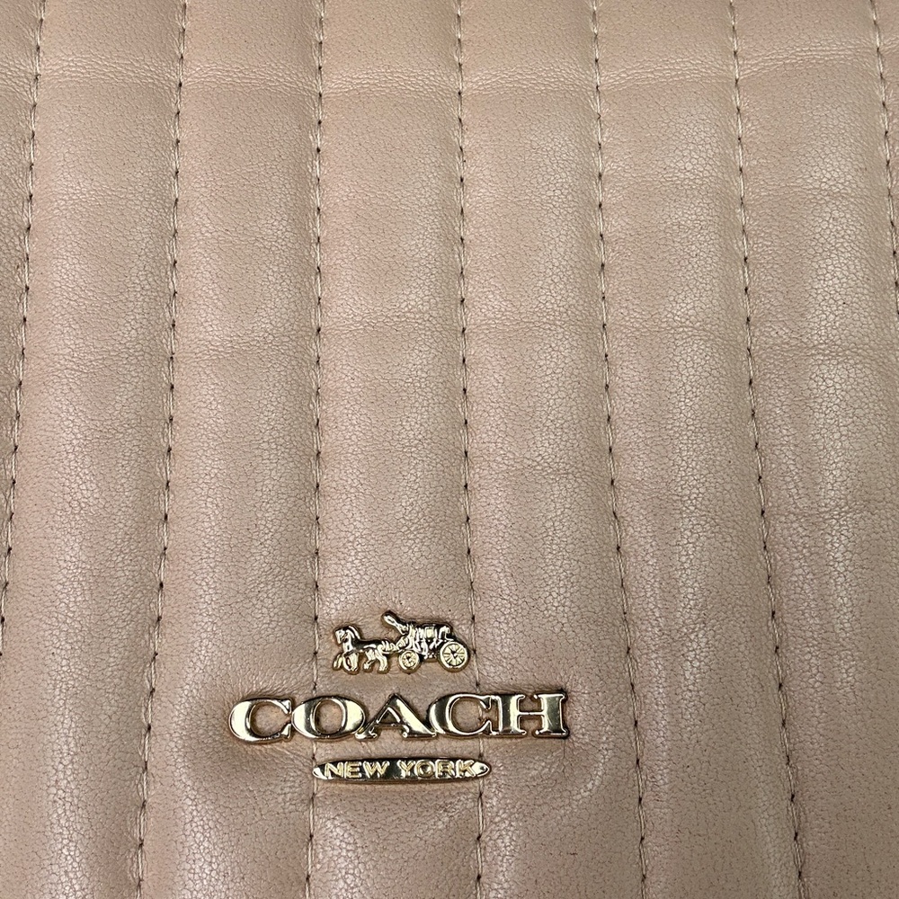 Coach Madison Quilted Chain Shoulder Bag Blush Pink Leather 2020 - Picture 4 of 11